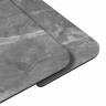 Стол Arthur раскладной 120-184x80x75см, керамогранит серый мрамор Greys Grey, чёрный Стол Arthur раскладной 120-184x80x75см, керамогранит серый мрамор Greys Grey, чёрный