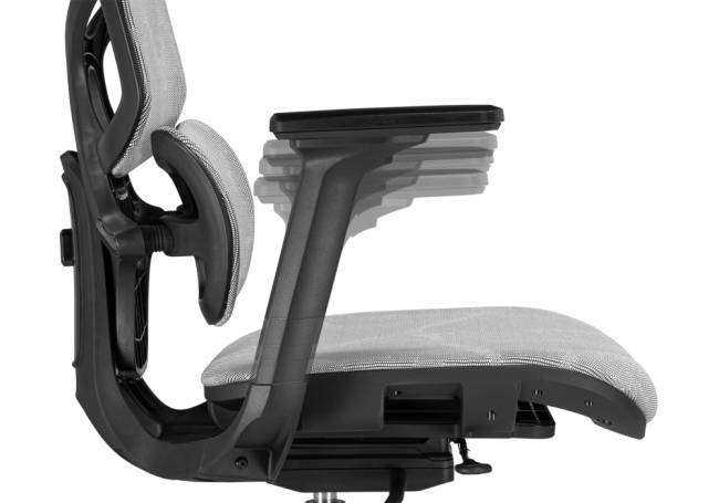 Офисное кресло Samur white / black
