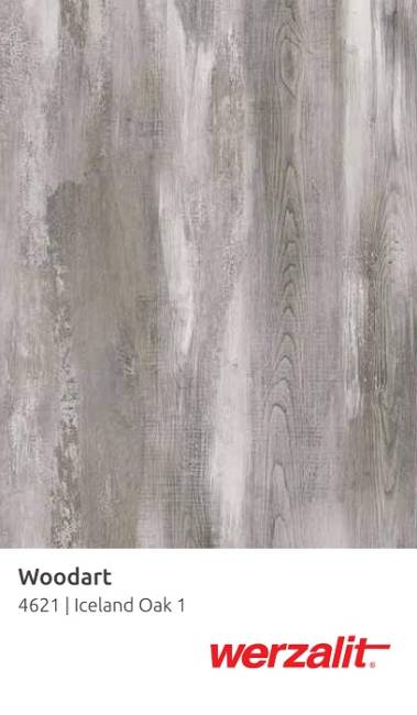 Столешница квадратная Werzalit Woodart исландский дуб 1 700х700х20.5 мм