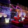 Кашпо пластиковое светящееся Gio Tondo Lighting белый Ø1100х920 мм