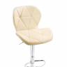 Барный стул Trio beige / chrome