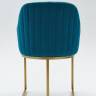 Стул Amely Denim / Gold 2