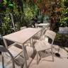 Стул пластиковый Cassia Bistrot бежевый 495х505х815 мм Стул пластиковый Cassia Bistrot бежевый 495х505х815 мм