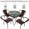 Комплект кофейный Bistro (стол и 2 кресла) 220021+220020 Комплект кофейный Bistro (стол и 2 кресла) 220021+220020