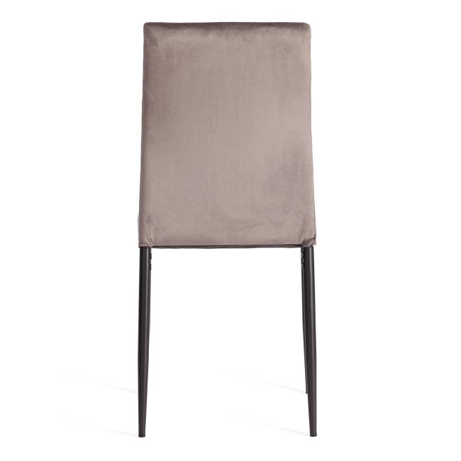 Стул Капри/Capri (мод.39) металл, вельвет, 49.5х41х93,5см, темно-серый HLR24/черный (Комплект из 4 шт.) Dark grey (темно-серый) HLR24 / черный металл, вельвет