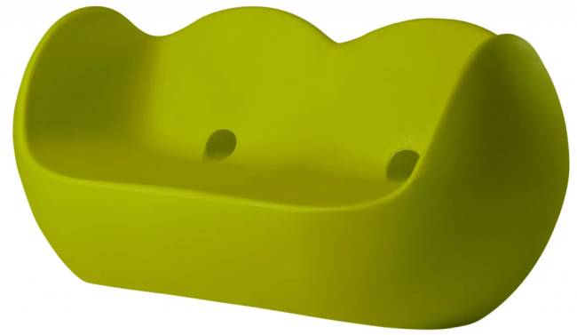 Диван пластиковый Blossy Standard лаймовый зеленый 1590x850х750 мм Диван пластиковый Blossy Standard лаймовый зеленый 1590x850х750 мм