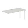 SG.269.SH.44.WH / Секция рабочей станции s-b-s 1600х800х750 / профиль: 40х40 белый; столешница: серый бархат