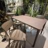 Кресло пластиковое Cassia табак 590х550х815 мм Кресло пластиковое Cassia табак 590х550х815 мм