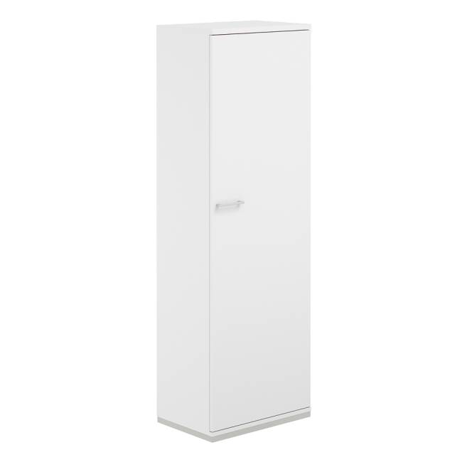 AG.223.WH.WH.WH.R / Гардероб 600х400х1833 / корпус: белый, топ/дно: белый, фасады: белый