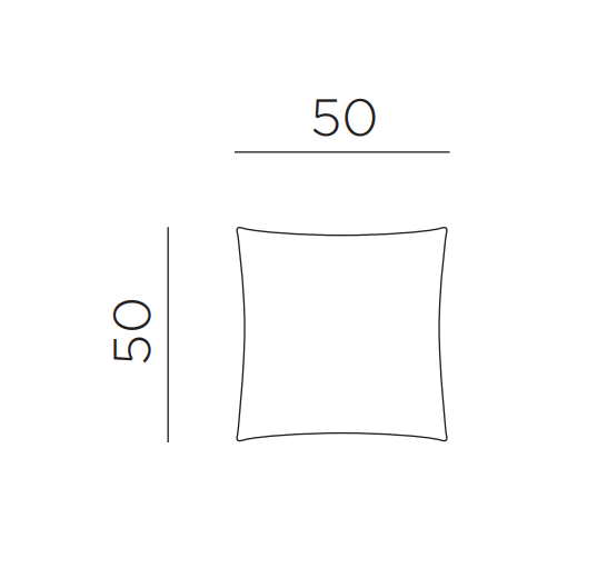Подушка декоративная Maximo 50x50 корица 500х500 мм Подушка декоративная Maximo 50x50 корица 500х500 мм