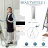 Зеркало напольное BeautyStyle 1 слоновая кость 130 см х 35 см