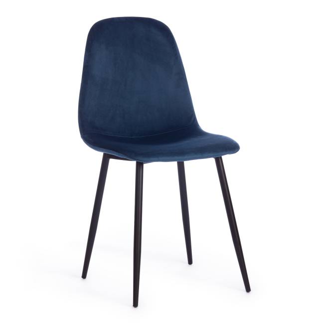 Стул Бриз/Breeze (мод.4724)/2 шт. в упаковке велюр/металл, Blue (синий) HLR63 / черный, 44 х 53 х 87 см (Комплект из 2 шт.) синий велюр/металл Стул Бриз/Breeze (мод.4724)/2 шт. в упаковке велюр/металл, Blue (синий) HLR63 / черный, 44 х 53 х 87 см (Комплект из 2 шт.) синий велюр/металл