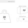 Стул пластиковый Flash белый, янтарный 520х570х830 мм