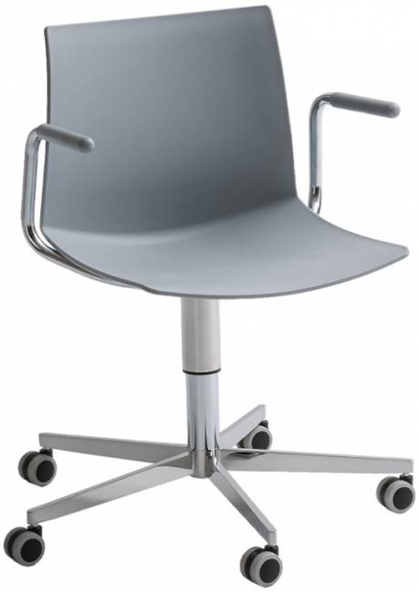 Кресло офисное пластиковое Kanvas T5R BR 650х650х760-870 мм